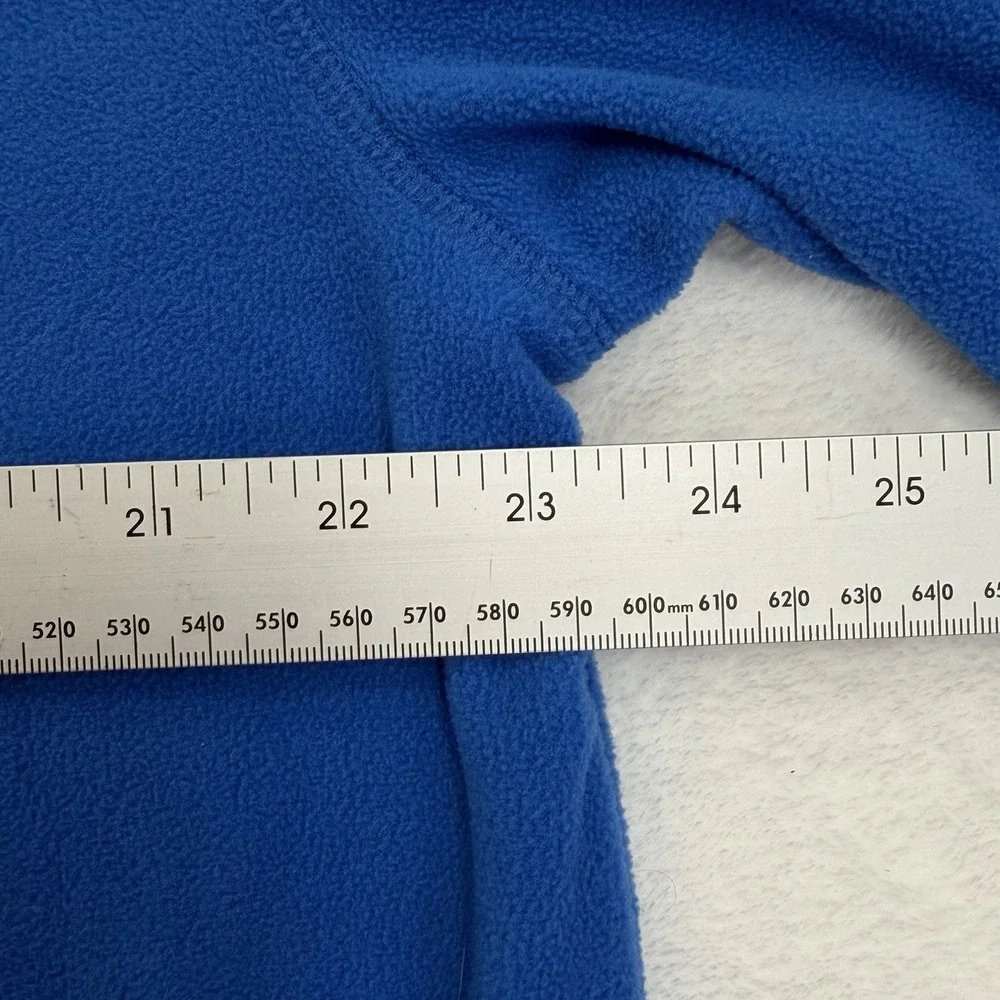 The North Face Full Zip Fleece Jacket Men's XL Blue Pockets Outdoor Winter